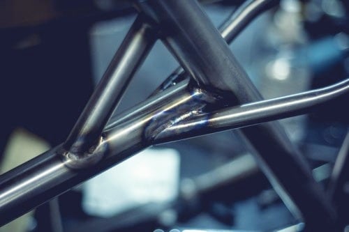 Hand-brazed steel frames